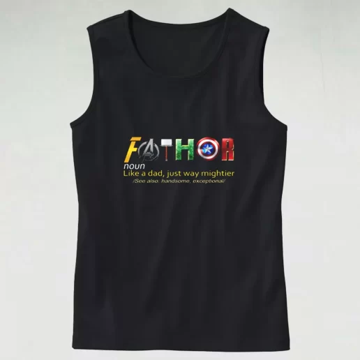 Fathor Noun Like A Dad Dad Gym Tank Top 1