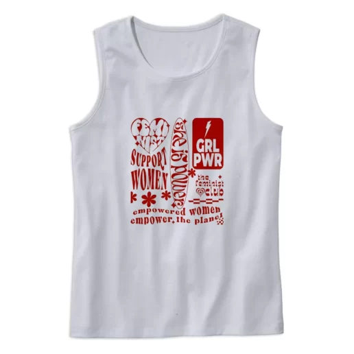 Feminist Empower The Planet Quote Earth Day Tank Top 1