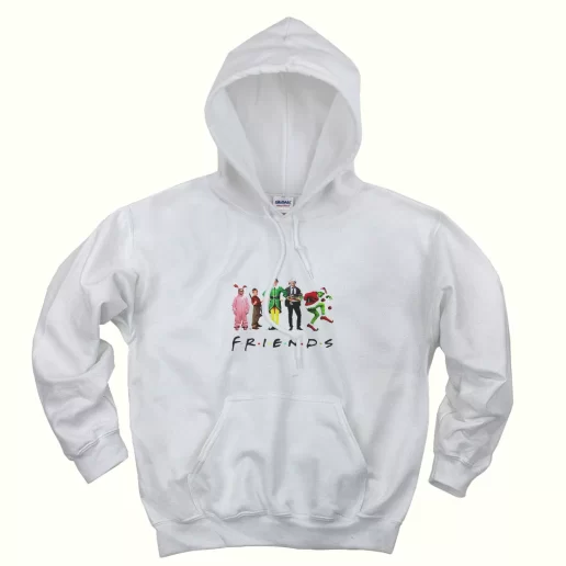 Friends Christmas Movie Watching Ugly Christmas Hoodie 1