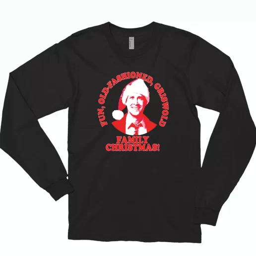 Fun Old Fashioned Griswold Family Christmas Long Sleeve T Shirt Xmas Gift 1