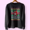 Funny Santa Claus Keg Stand Sweatshirt Xmas Outfit 1