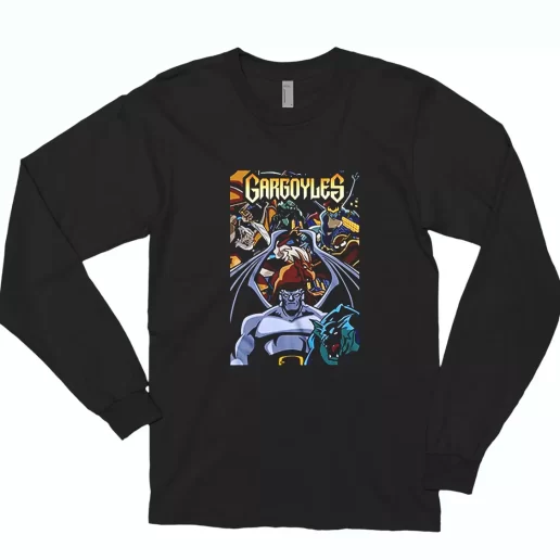 Gargoyles Comic Book Trendy Long Sleeve T Shirt 1