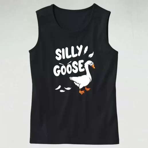 Geese Gift Silly Goose Aesthetic Tank top 1