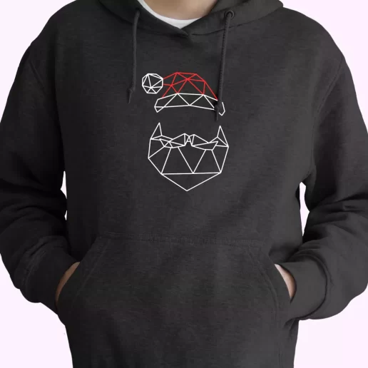 Geometric Santa Father Hoodie Xmas Outfits 1