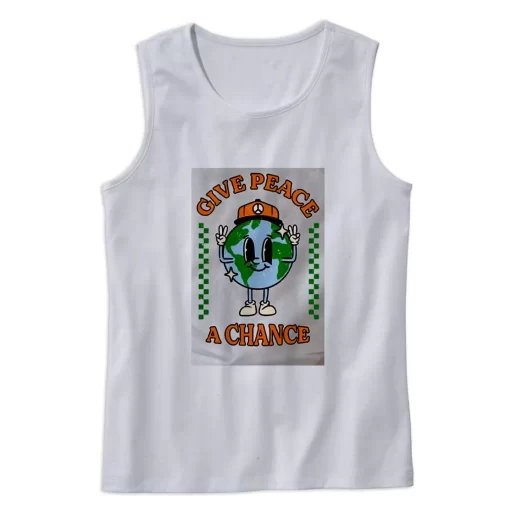 Give Peace A Chance Earth Day Tank Top 1