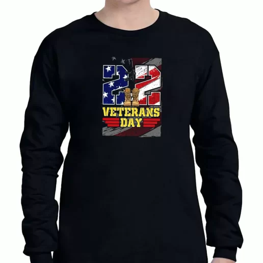 Graphic Long Sleeve T Shirt 22 Veterans Day American Veterans Day 1