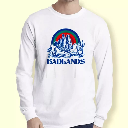 Graphic Long Sleeve T Shirt Badlands National Park Gift For Earth Day 1