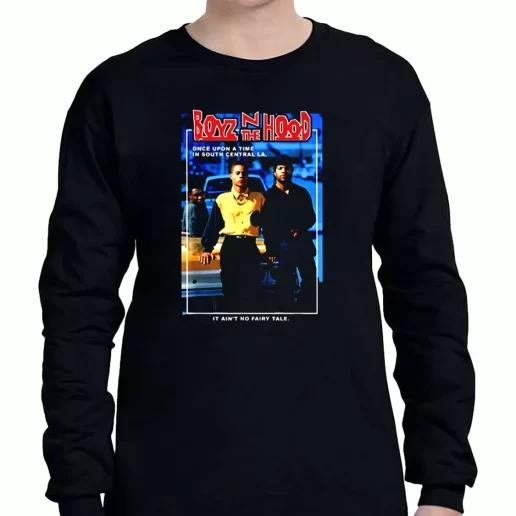 Graphic Long Sleeve T Shirt Boyz N The Hood Doughboy And Tre Once Upon A Time 1