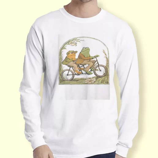 Graphic Long Sleeve T Shirt Frog And Toad Classic Book Xmas Top 1