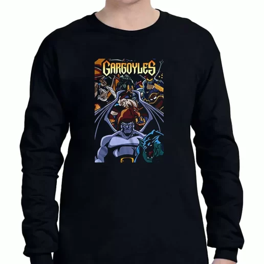 Graphic Long Sleeve T Shirt Gargoyles Comic Book 1