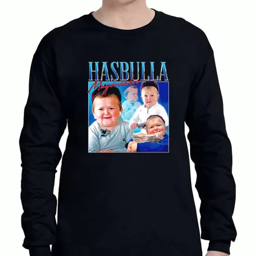 Graphic Long Sleeve T Shirt Hasbulla Magomedov Homage TV Icon Xmas Clothing Sale 1