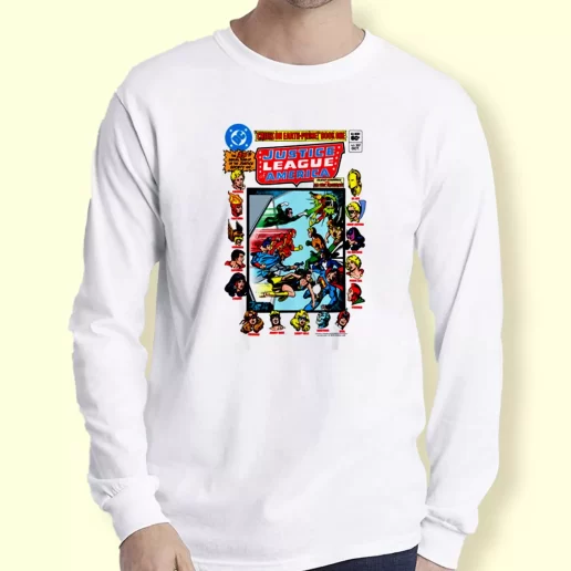 Graphic Long Sleeve T Shirt Justice League Crisis On Earth Gift For Earth Day 1