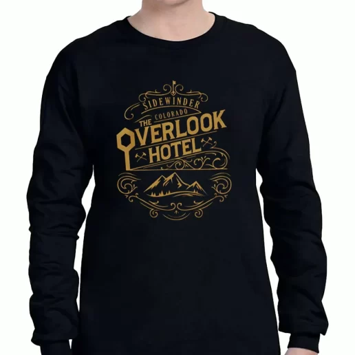 Graphic Long Sleeve T Shirt Overlook Horror Hotel 1