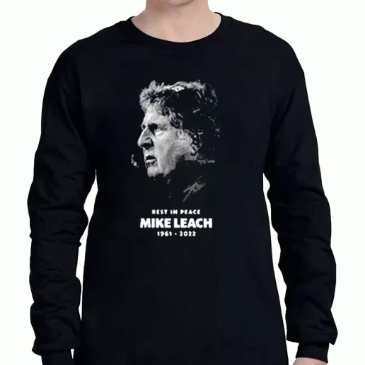 Graphic Long Sleeve T Shirt Rip mike leach 1961 2022 1