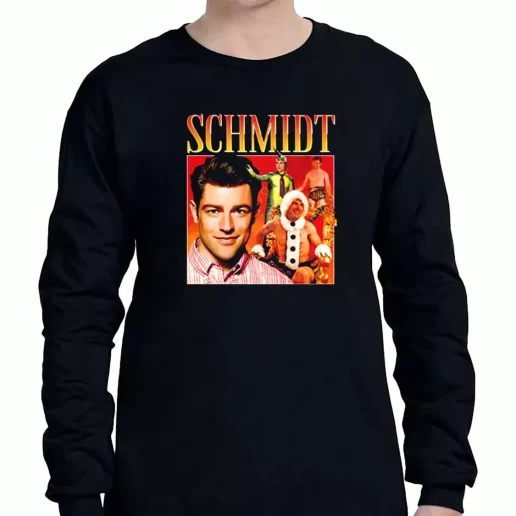 Graphic Long Sleeve T Shirt Schmidt Homage TV Icon Xmas Clothing Sale 1