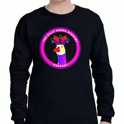 Graphic Long Sleeve T Shirt Silly Goose Academy 1