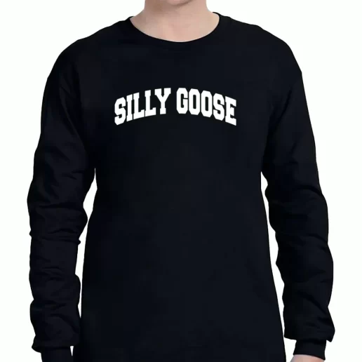 Graphic Long Sleeve T Shirt Silly Goose College Academy 1