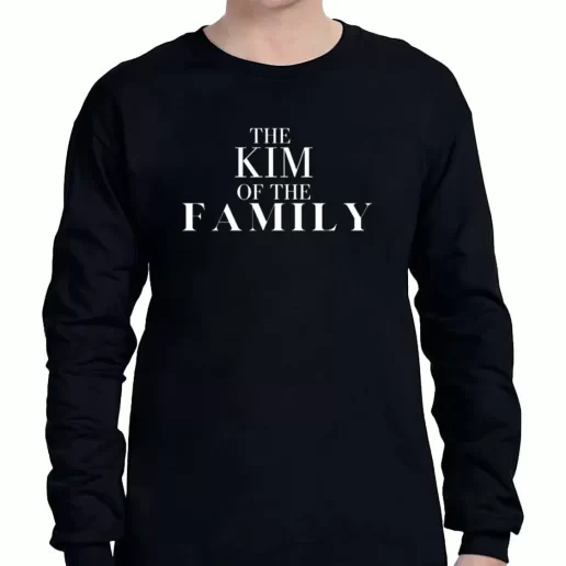 Graphic Long Sleeve T Shirt The Kim Of The Family Kardashian 1