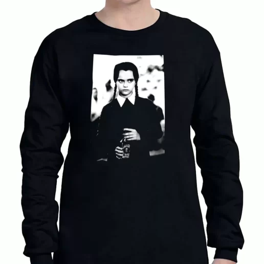 Graphic Long Sleeve T Shirt Wednesday Addams Poison Horror Movie 1