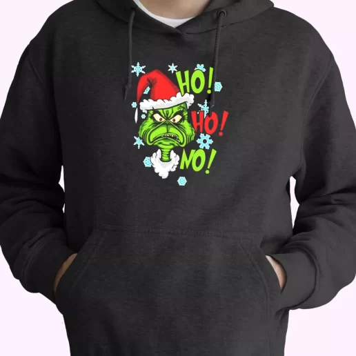 Grinch mashup santa ho ho ho Hoodie Xmas Outfits 1