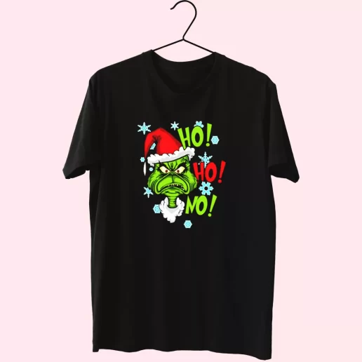 Grinch mashup santa ho ho ho T Shirt Xmas Design 1