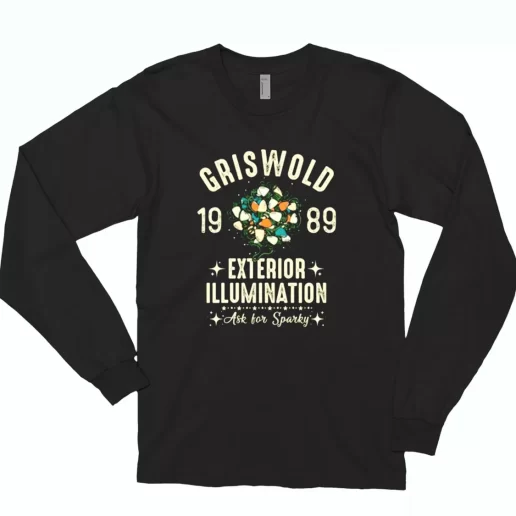 Griswold Family Exterior Illumination Long Sleeve T Shirt Xmas Gift 1