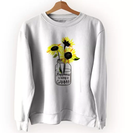 Happiness Is Being Gammy Life Sunflower Sweatshirt Earth Day Costume 1