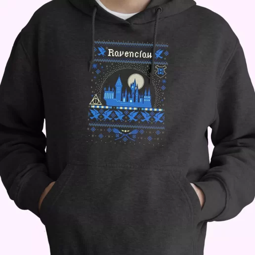 Harry Potter Ravenclaw Ugly Christmas Hoodie Xmas Outfits 1