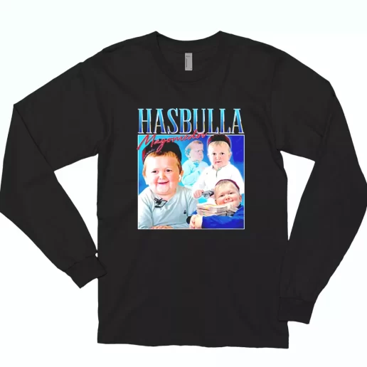 Hasbulla Magomedov Homage TV Icon Long Sleeve T Shirt Xmas Gift 1