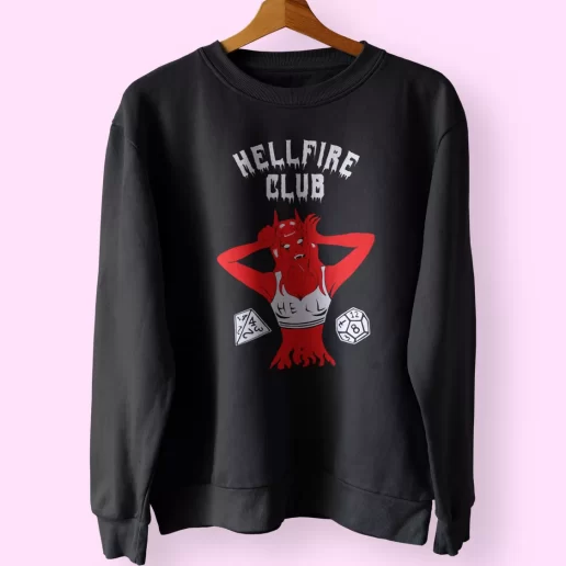 Hellfire Club Devil Stranger Things Trendy Sweatshirt Style 1