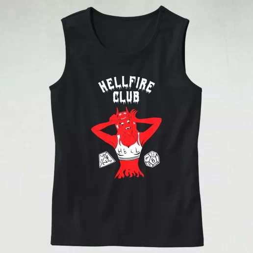 Hellfire Club Devil Stranger Things Trendy Tank Top 1