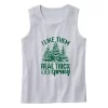 I Like Them Real Thick And Sprucey Gym Christmas Tank Top 1