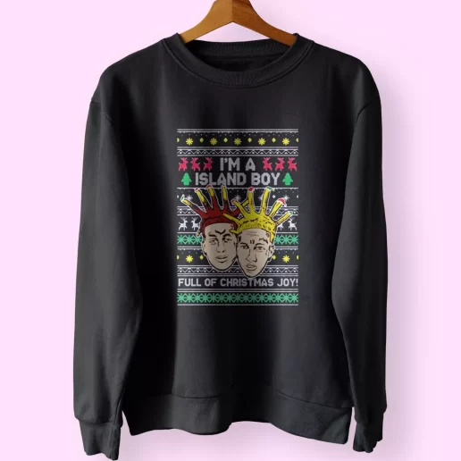 Im An Island Boy Christmas Joy Sweatshirt Xmas Outfit 1