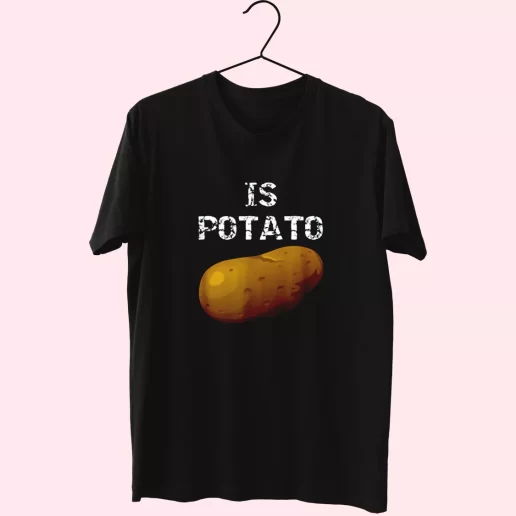 Is Potato As Seen On Late Night Television Casual Trendy T Shirt 1