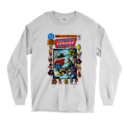 Justice League Crisis On Earth Day Long Sleeve T Shirt 1