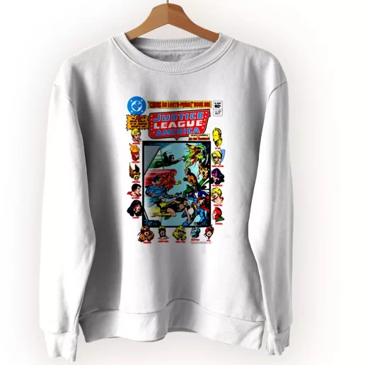 Justice League Crisis On Earth Sweatshirt Earth Day Costume 1