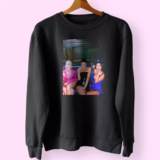 Kendall X Kylie X Kourtney Collabs Sweatshirt Outfit 1