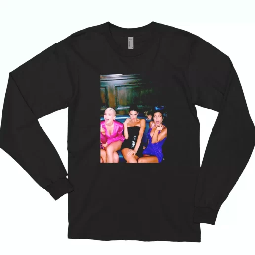 Kendall X Kylie X Kourtney Collabs Trendy Long Sleeve T Shirt 1