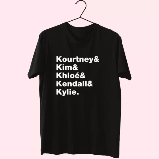 Kourtney Kim Chloe Kendall And Kylie Family Cool T Shirt 1