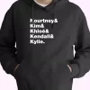 Kourtney Kim Chloe Kendall And Kylie Family Fashionable Hoodie 1