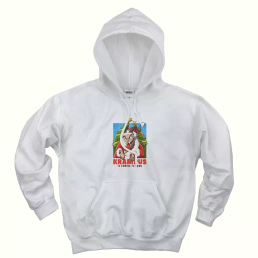 Krampus Is Coming To Town Ugly Christmas Hoodie 1