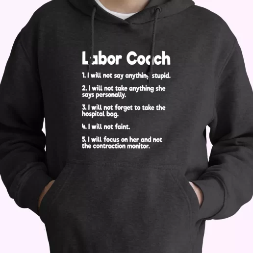 Labor Coach Expecting Dad Rules Hoodie Father Day Gift 1