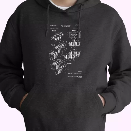 Lego Brick Patent Fashionable Hoodie 1