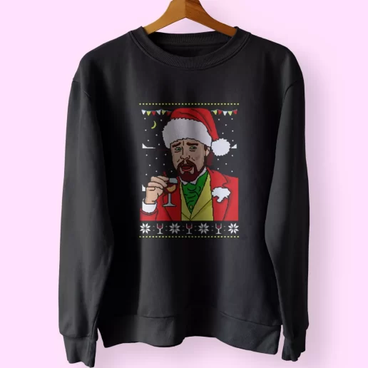 Leonardo DiCaprio Meme Christmas Sweatshirt Xmas Outfit 1