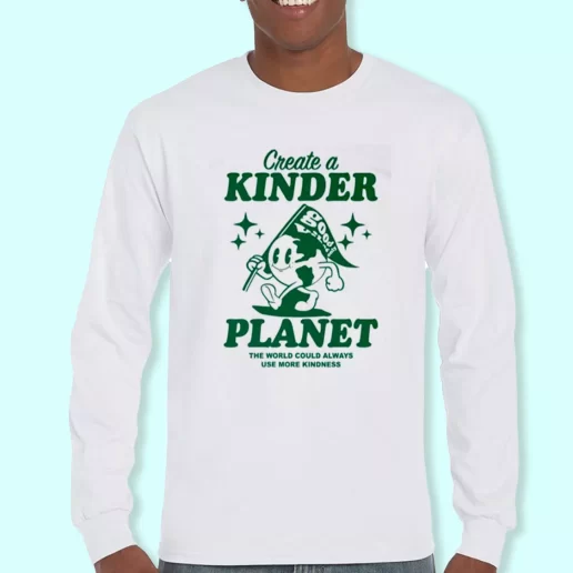 Long Sleeve T Shirt Design Create A Kinder Planet Costume For Earth Day 1