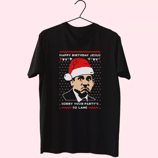 Michael Scott The Office Christmas T Shirt Xmas Design 1