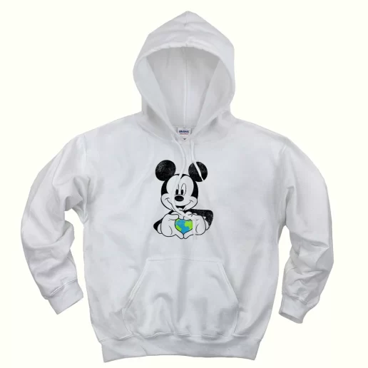 Mickey Holding Day Earth Day Hoodie 1