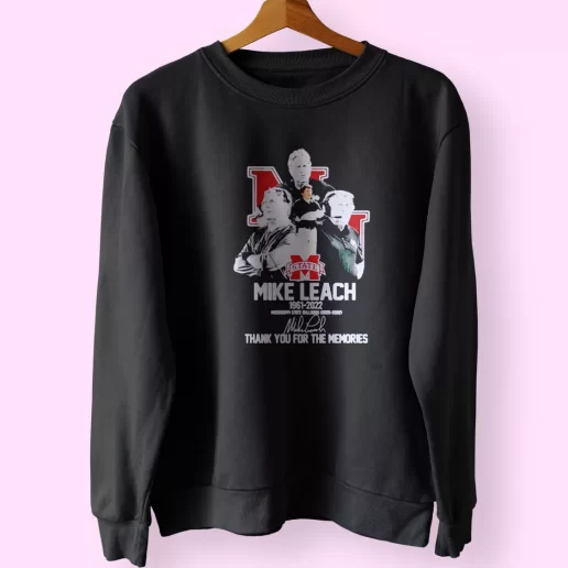 Mike Leach Mississipi States Memorial Trendy Sweatshirt Style 1