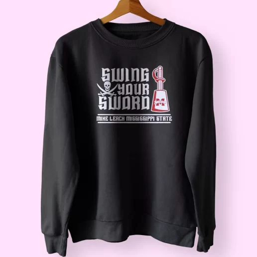 Mike Leach Swing Your Sword Trendy Sweatshirt Style 1