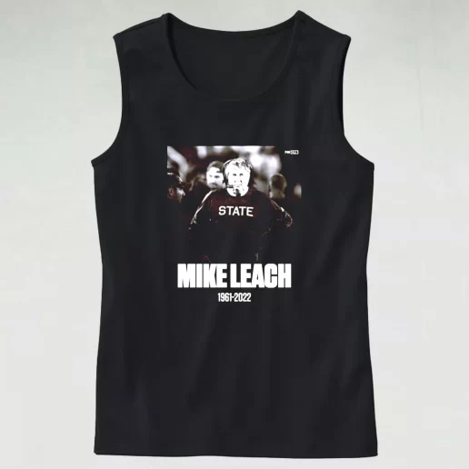 Mississippi State Bulldogs Legend Mike Leach 1961 2022 Trendy Tank Top 1